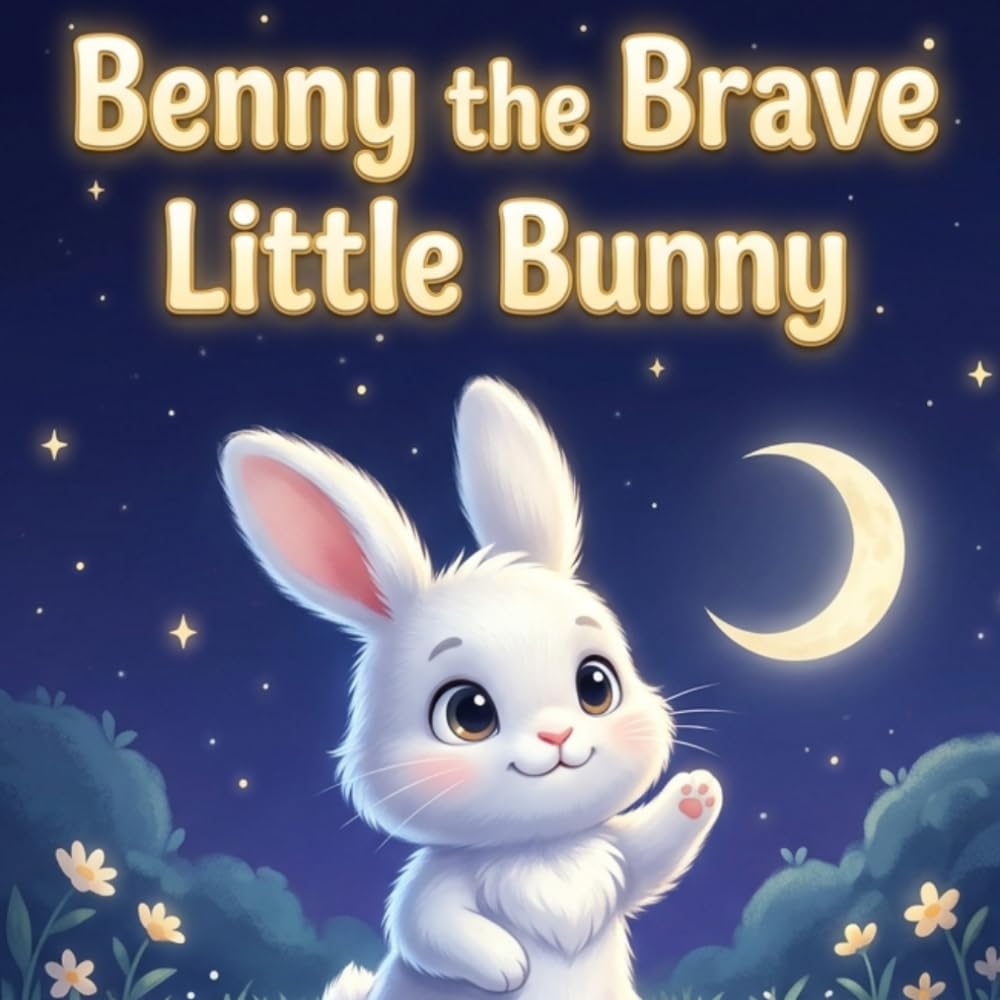Benny the Brave Little Bunny: A Bedtime Story About Overcoming Fear for Toddlers and Kids Ages 2-8 | A Soothing Picture Book About Bravery, Friendship and the Magic of the Night