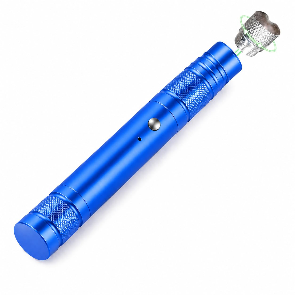 Kryzeth Long Range Green Beam Flashlight Pen, Efficient LED Torch for Outdoor Hiking, Camping & Interactive Cat Teaser Toys