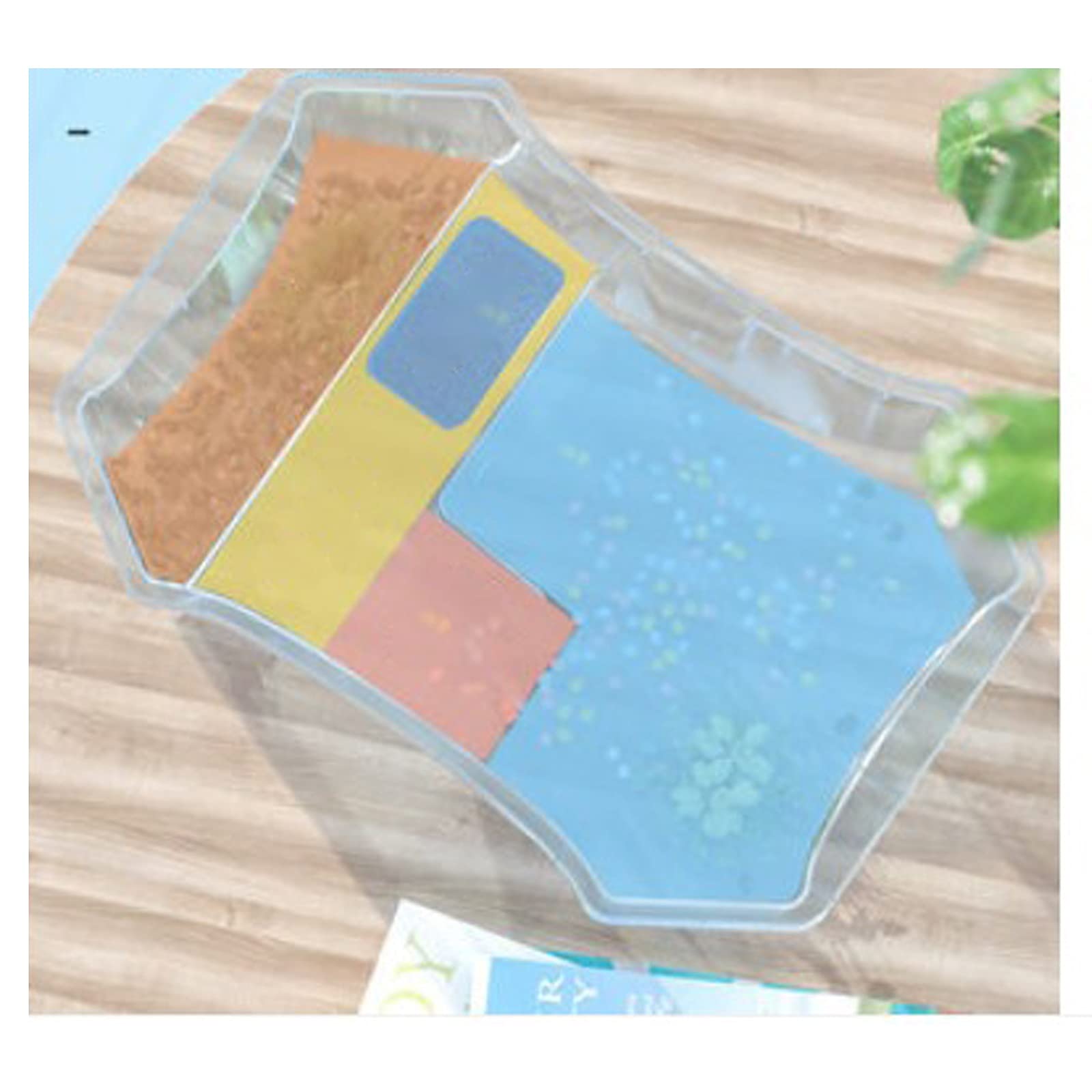 SUNESA Tortuguero de plástico Tortuga Tanque con terraza Villa Home Large Tortuga Brasileña Ecological Terrarium Especial Caja de jardinería Cría de Reptiles para (Size : L)