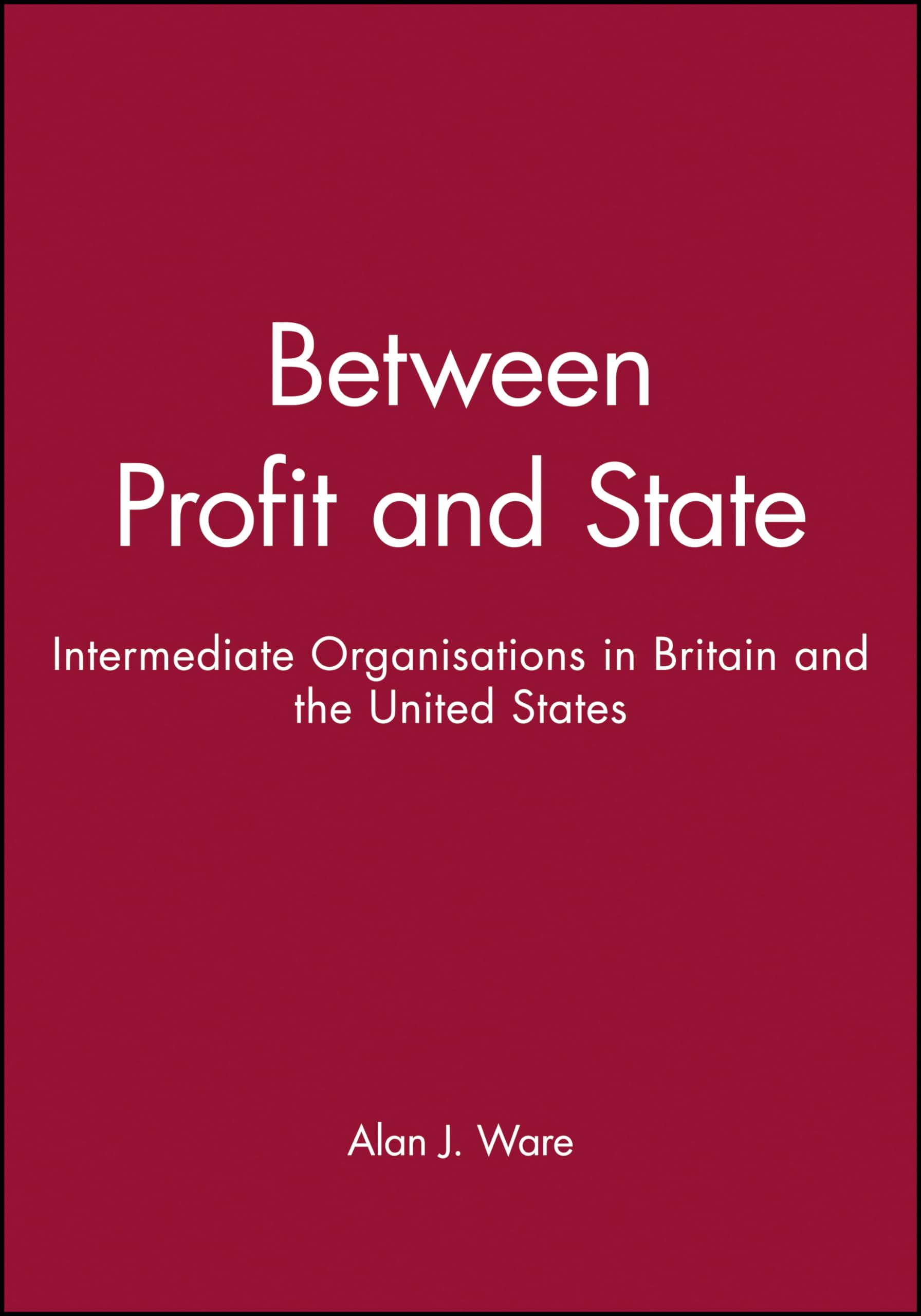 Between Profit and State – Intermediate Organisations in Britain and the United…
