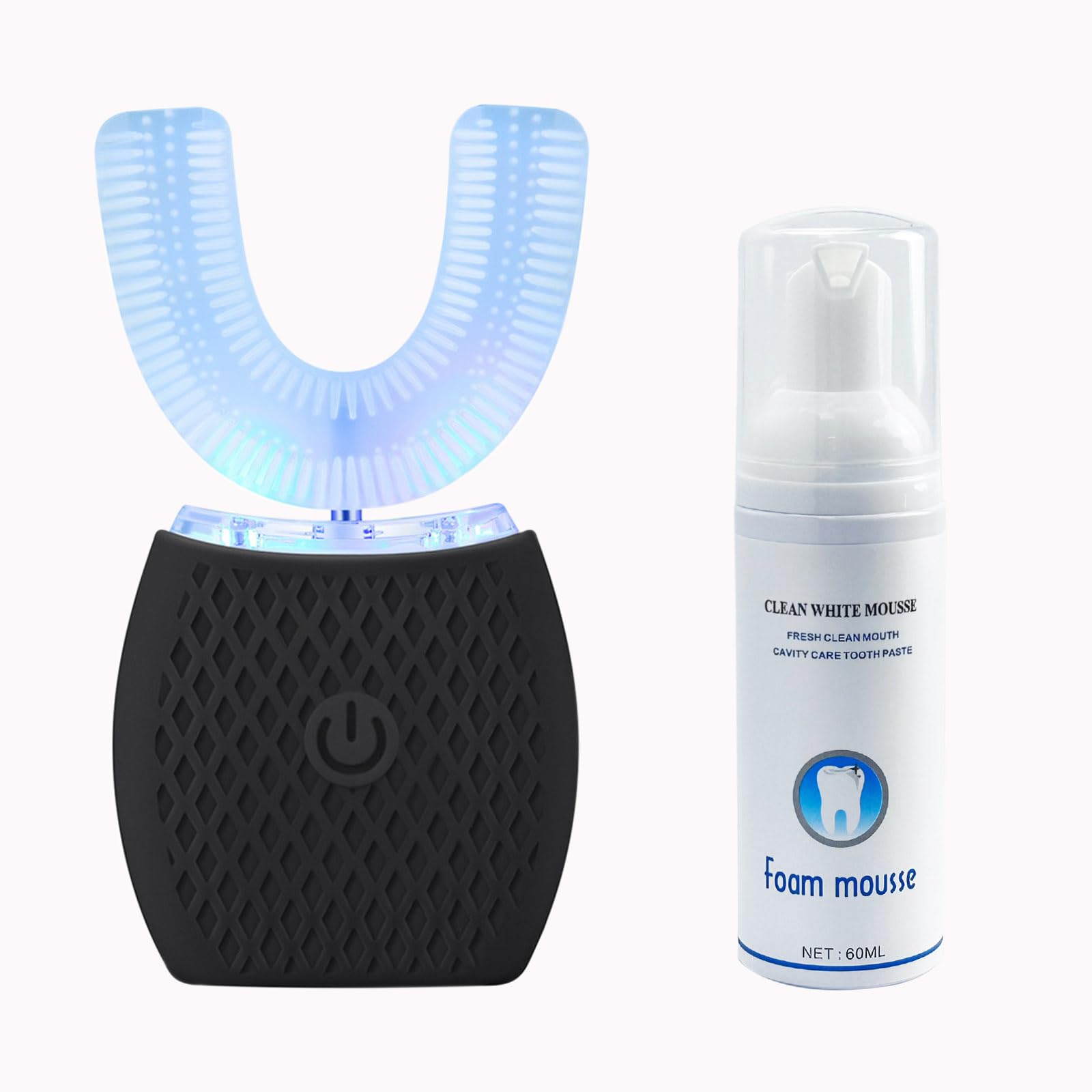 Ultrasonic Toothbrush for Adults - Automatic Electric Toothbrush with Soft Bristles & 30s Timer Rechargeable Portable Design with Wireless Charging Waterproof & Washable for Travel-image-3