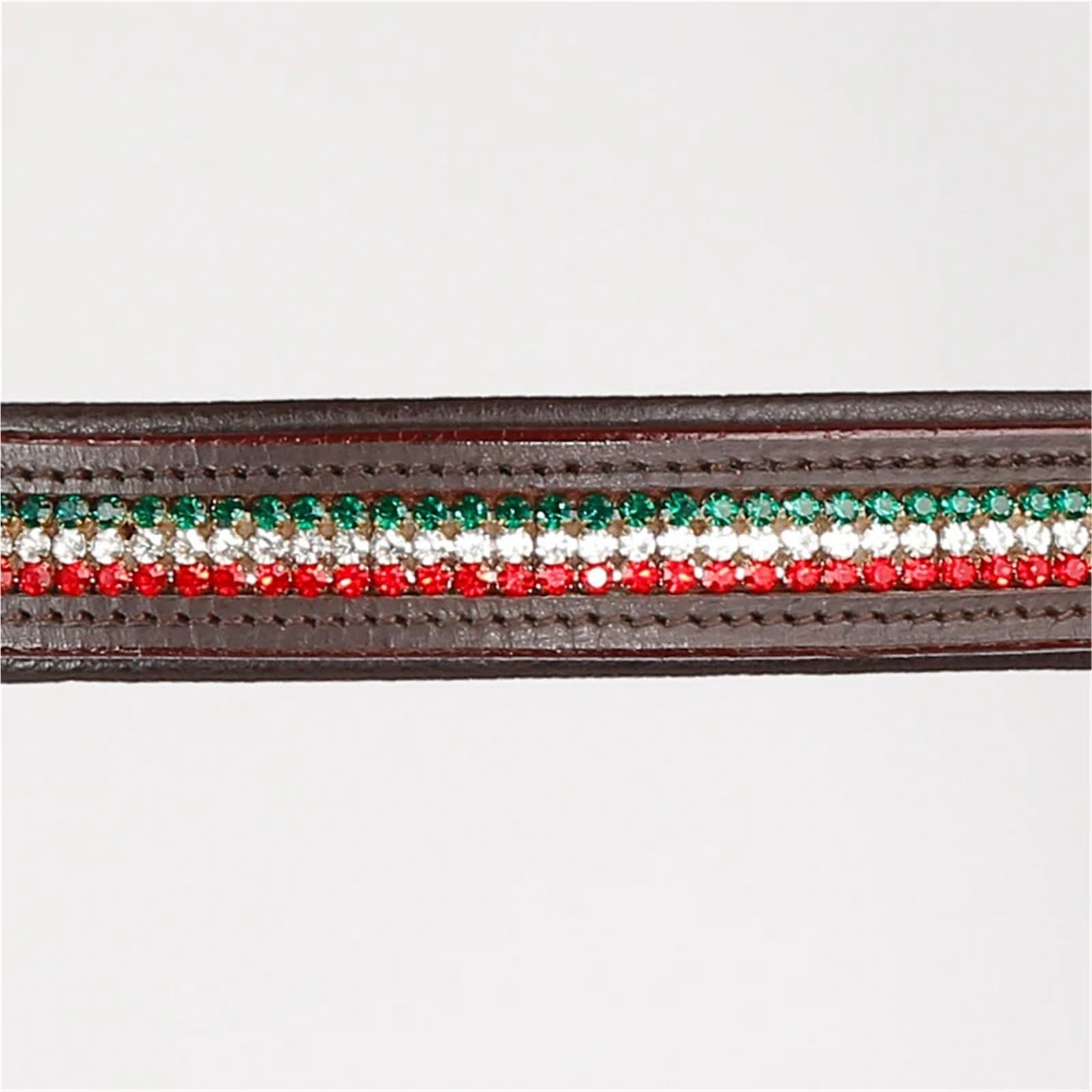 Riendas Riendas de Caballo Brida de Diamante Brida de Cuero Color marrón con riendas de Goma con tapón