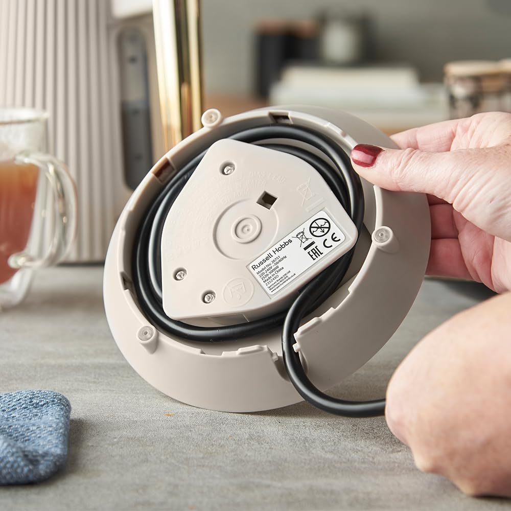 Russell Hobbs Bouilloire électrique 1,7L 2400 W Brontë beige mat 26751-70