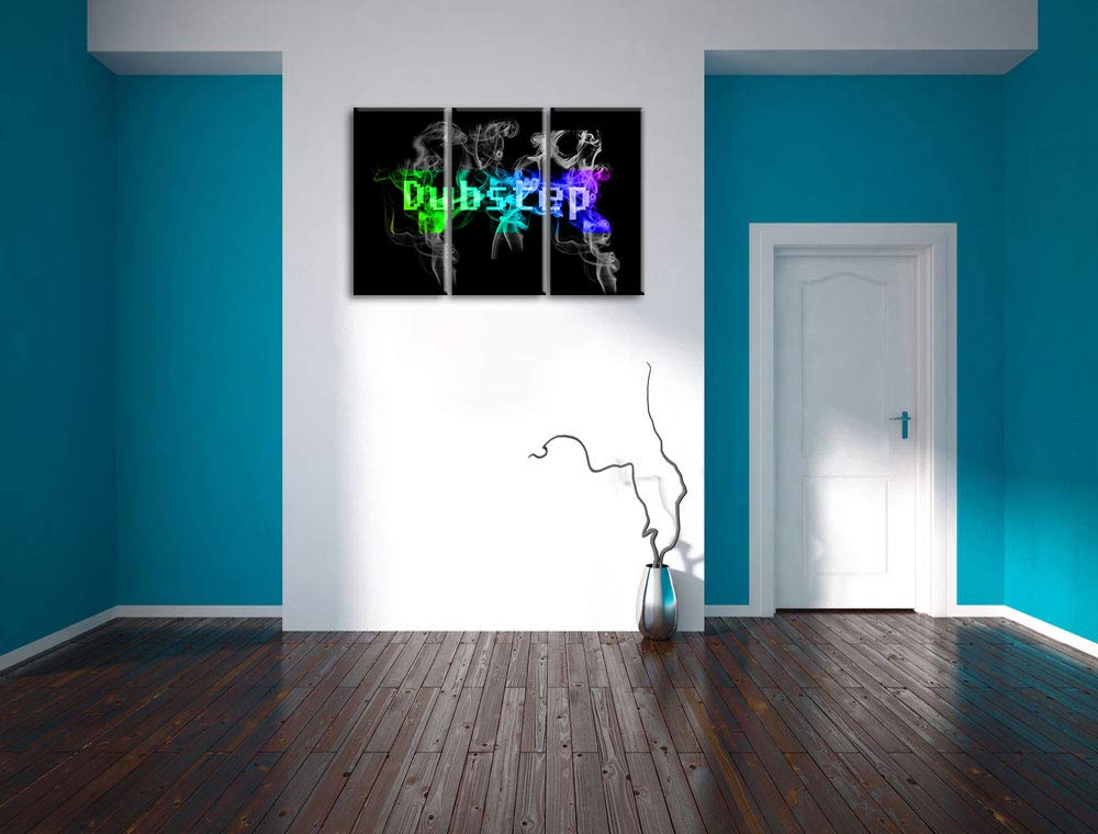 Pixxprint Colorful Music Electro Dubstep Stampa su Tela 3 Parti Artistica murale