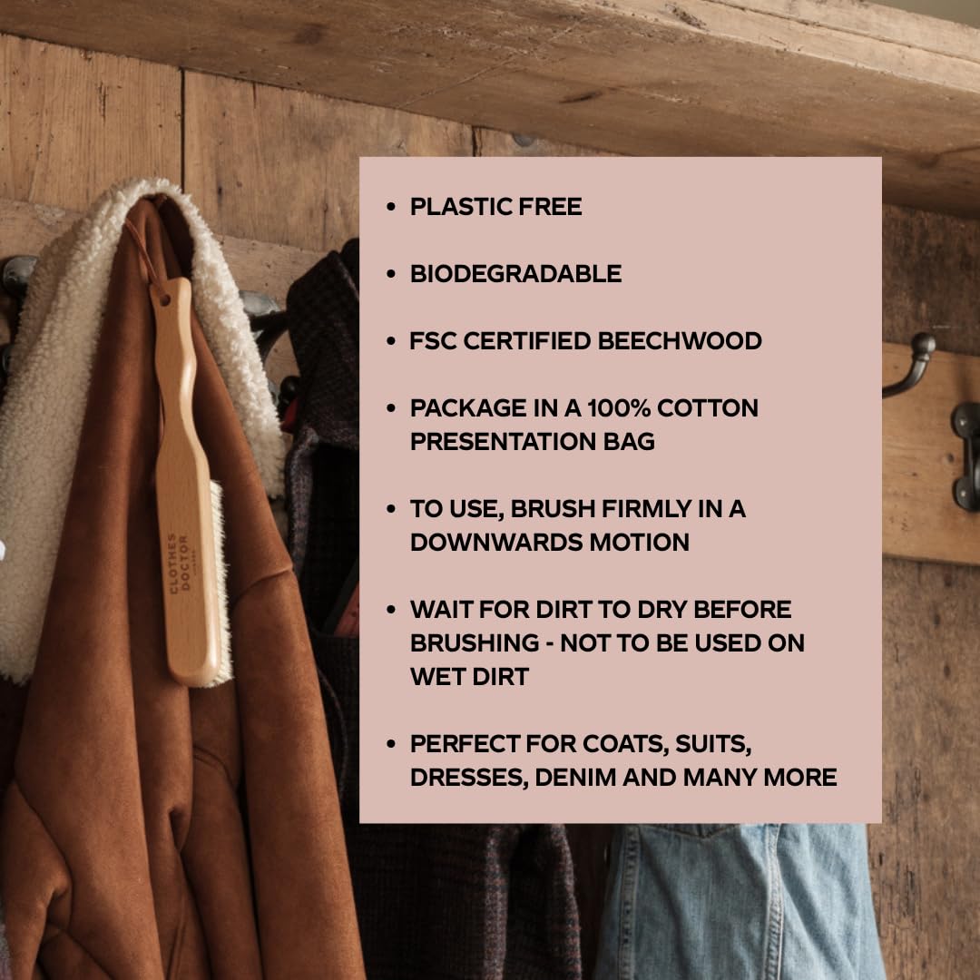 Clothes Doctor Brosse à Vêtements N°23 - Idéale Pour Les Costumes, Vestes, Manteaux, Chemises, Anti-peluches Et Peluches