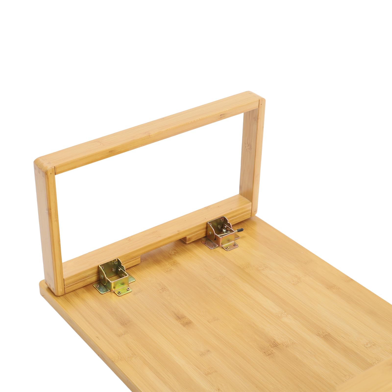 Tavolino da salotto, pieghevole, in bambù, salvaspazio, portata 75 kg, per soggiorno, ufficio, letto, 80 x 50 x 31 cm, piccolo tavolino da campeggio