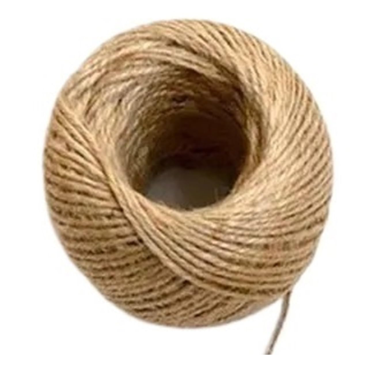Naturalna brązowa lina jutowa, Sznurek jutowy wiele rozmiarów DIY rzemiosło owijanie ogrodnictwo dekoracje ślubne(1mm 400meter)