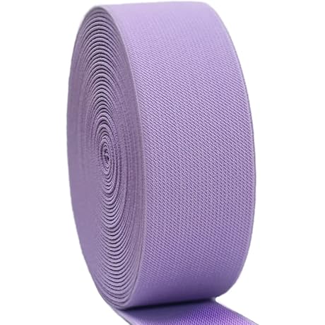 Jesep Yong 2 Inch Lavender Knit Elastic Band With High Density For DIY Sewing Craft