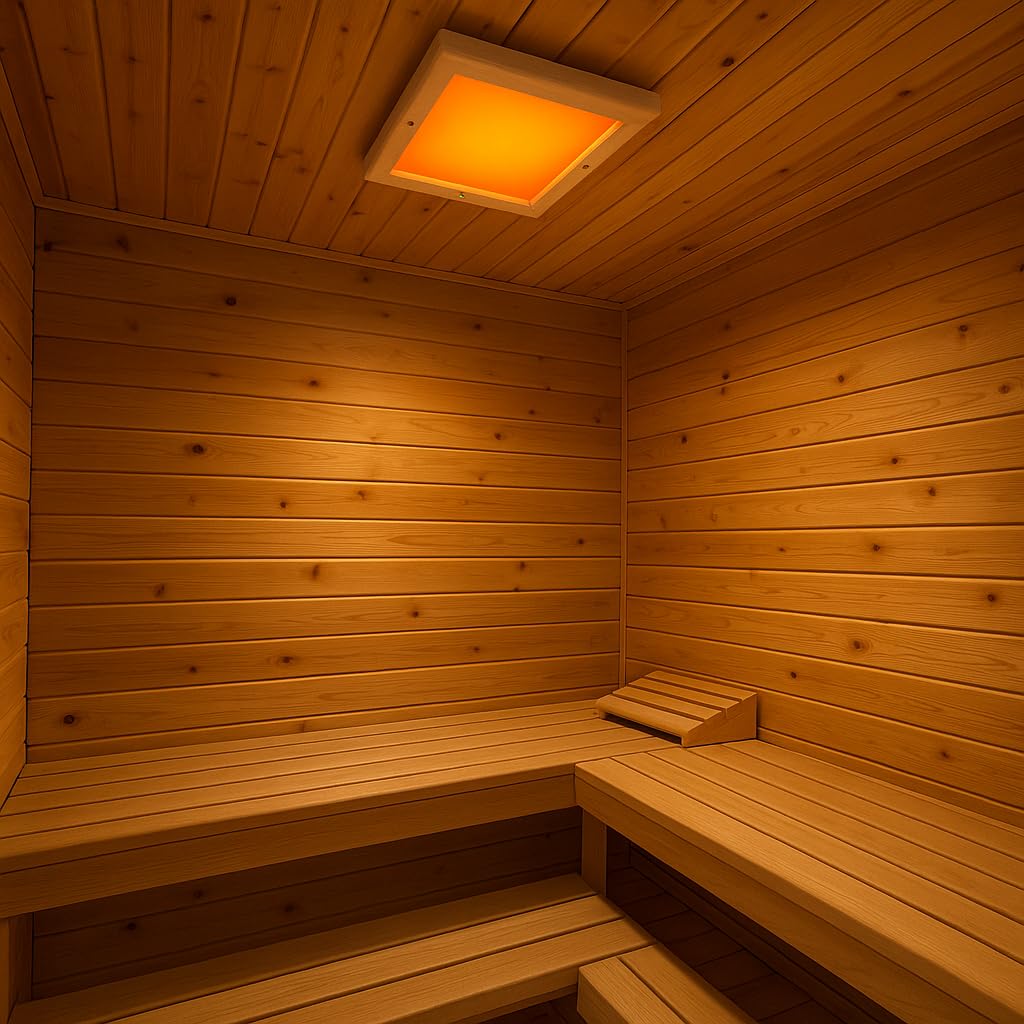 Fuwarm LED Sauna Cromoterapia para cabinas de infrarrojos con mando a distancia RF