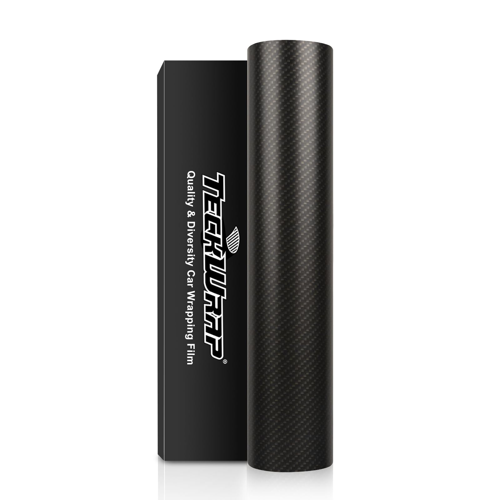 TECKWRAP 11.5"x 60" Matte Ceramic Carbon Fiber Car Wrap Film, Equipped with Bubble Release Technology, Enhancing Style and Providing Protection for Your Vehicle