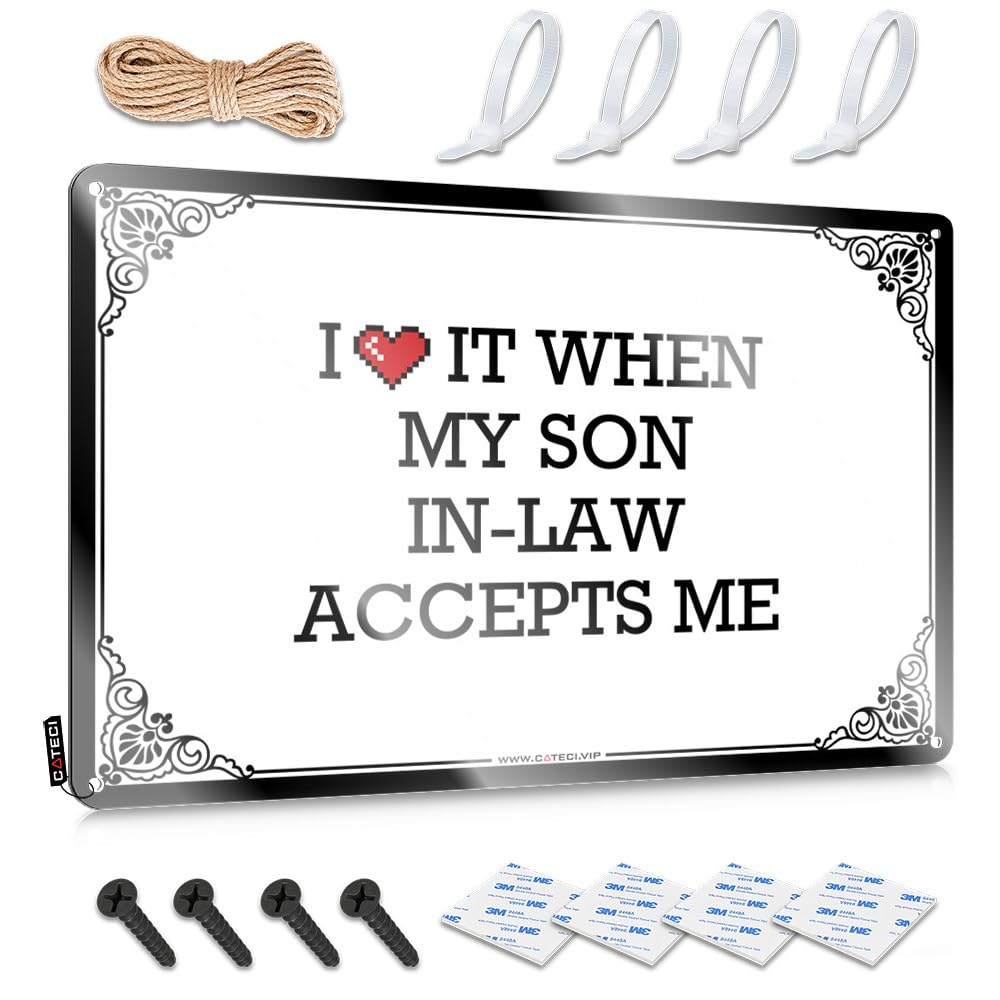 Funny Vintage Signs Soft Bath Antique I Love It When My Son In-law Accepts Me For Balcony - Books Customizable(30X40CM)