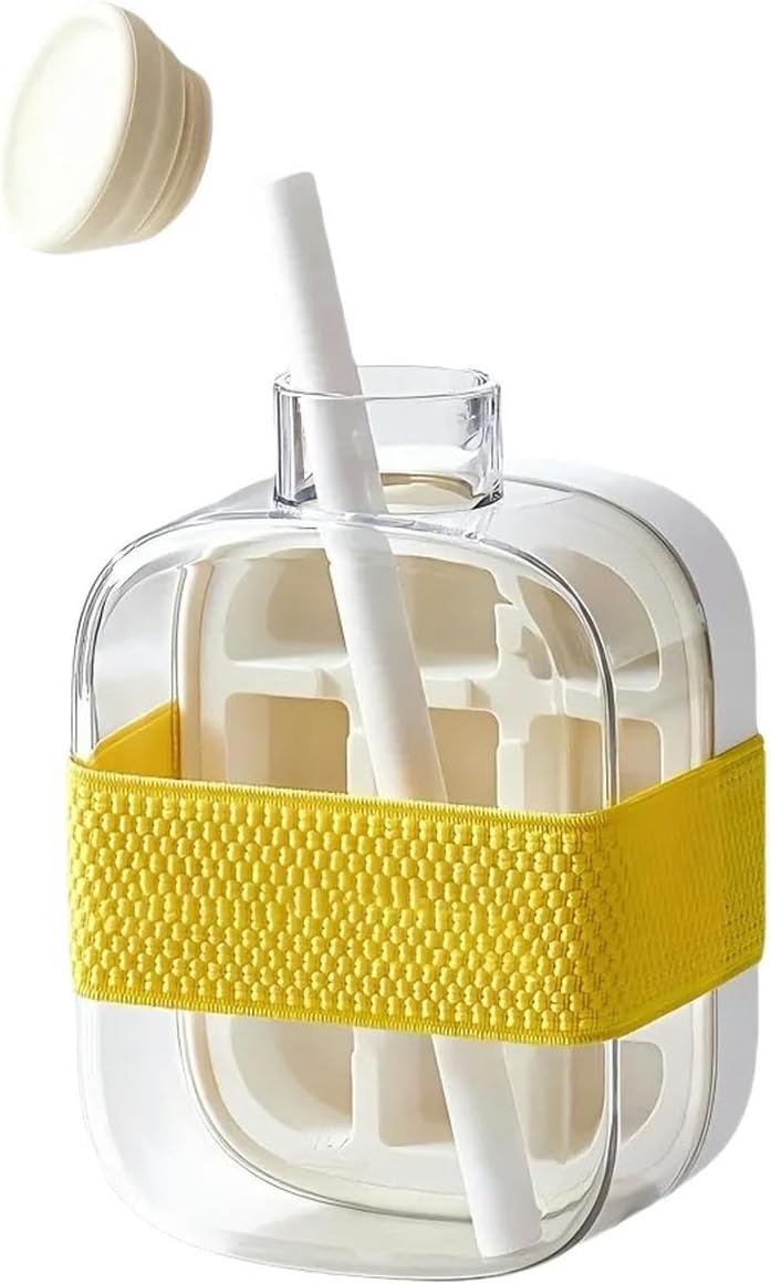 Ice Cube Mold Tray Press Ice Bottle Cup Kettle Whiskey Ice Cream Water Bottle Ice Cube Maker-500Ml White