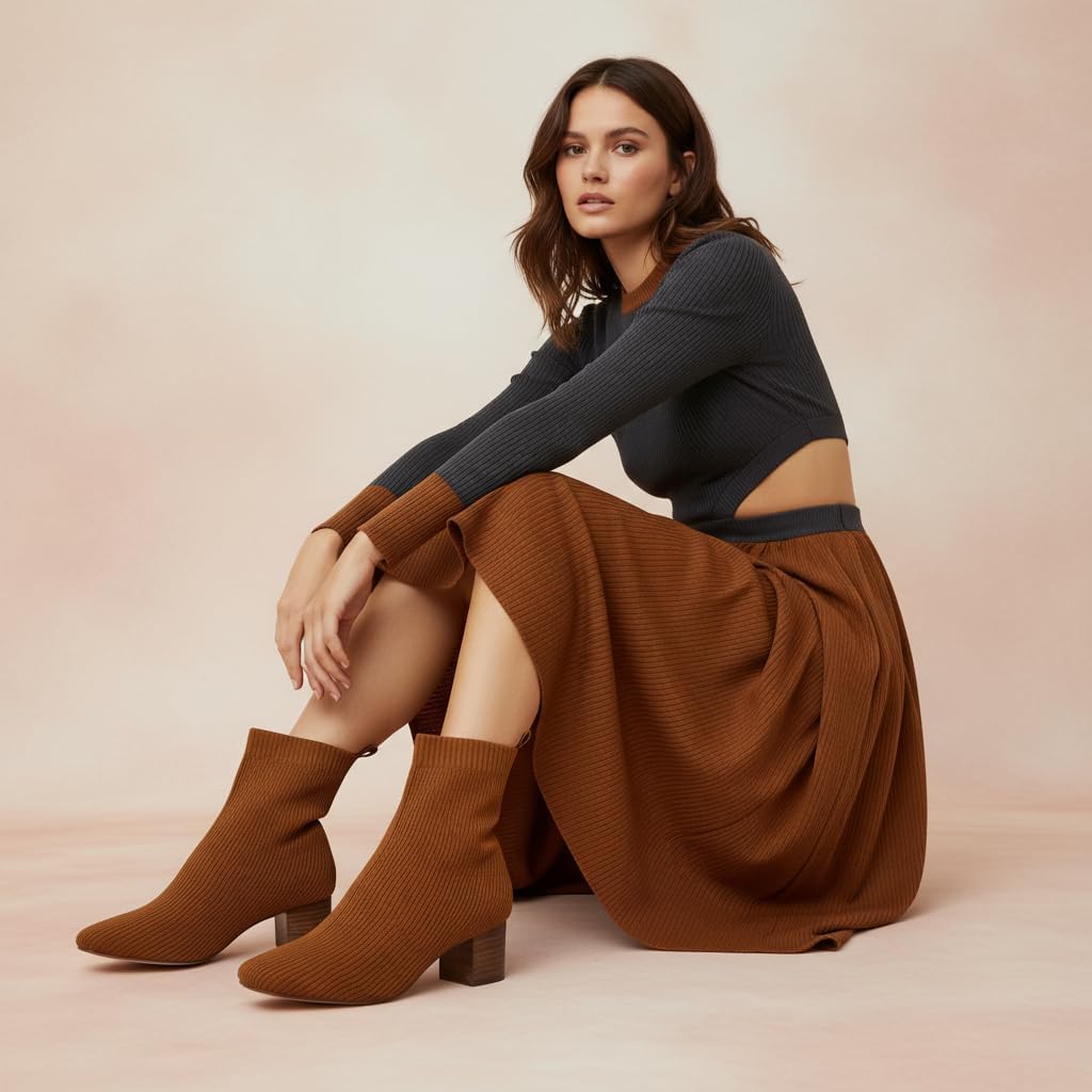 CUSHIONAIRE Women's Neely Stretch bootie +Memory Foam and Wide Widths Available - Image 6