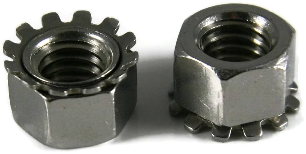 K_yksts ① Keps K-Lock Nuts 18-8 Stainless Steel - 1/4-20 Qty-100