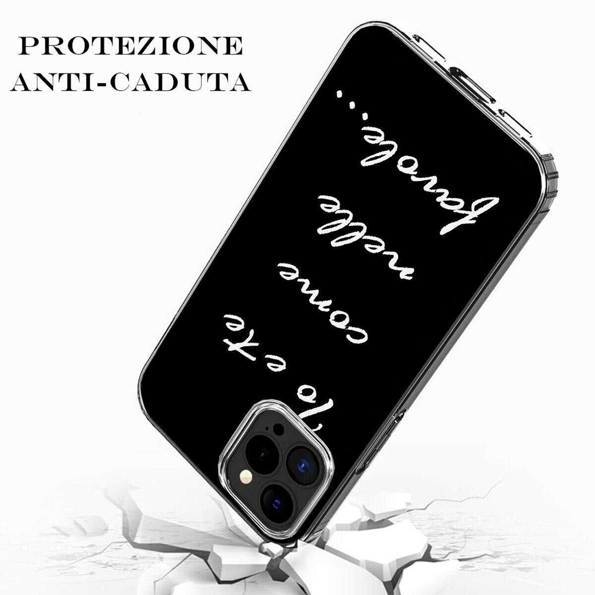 Mixroom - Cover Custodia Per iPhone 13 Pro Max In Silicone TPU Fantasia CUORE NEON 903