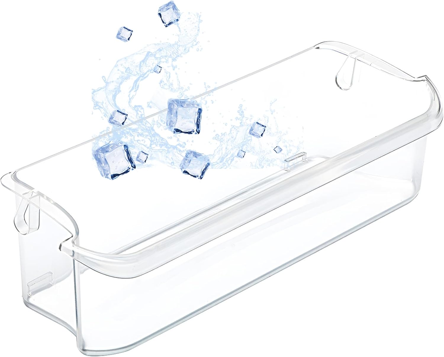 UPGRADED 241505301 Refrigerator Door Shelf Bin Compatible With Frigidaire Door Shelf Replacement Parts 241505300 AP3769131 1056476 240430321 PS976745 Refrigerator Door Shelf Replacement-2 PCS