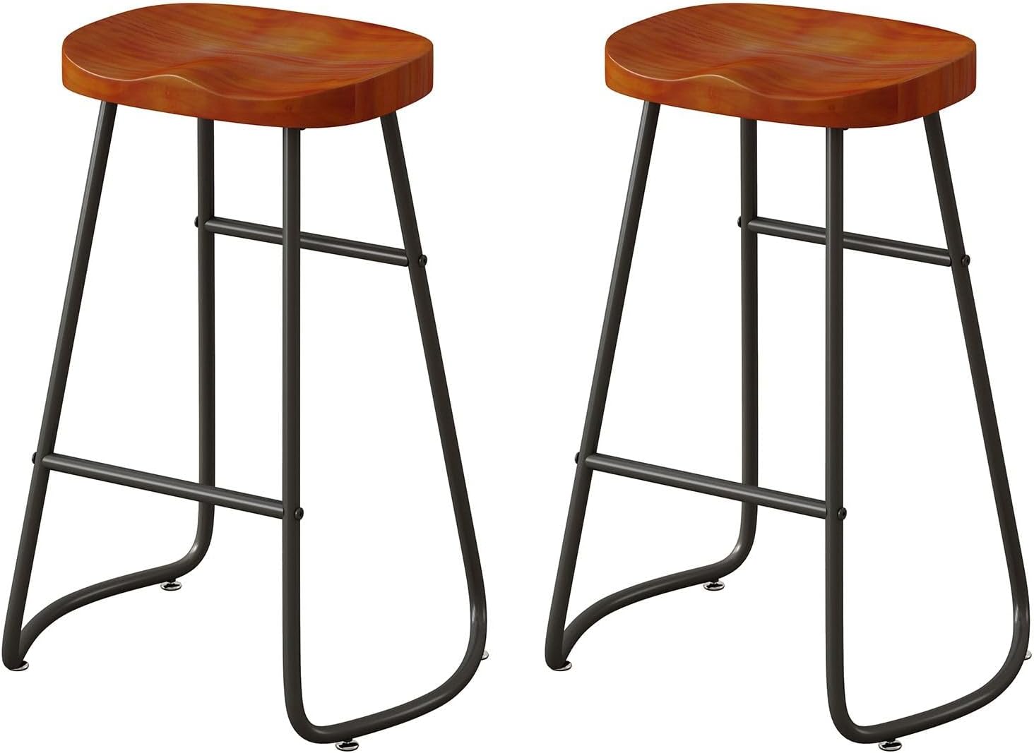 FRITHJILL Stylish 29.53" Minimalist Bar Stool Set Metal