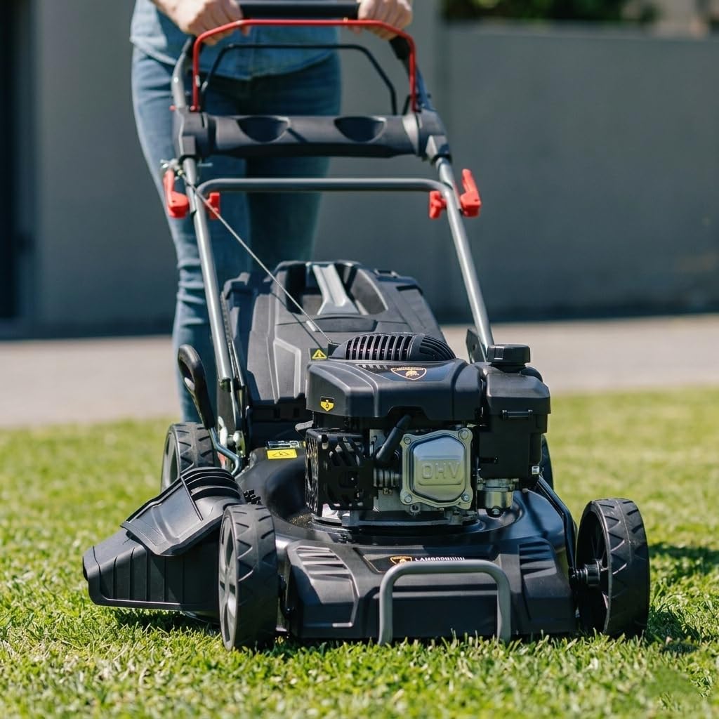 by Tonino Lamboghini GM - Cortacésped Gasolina Autopropulsado 46cm Mulching