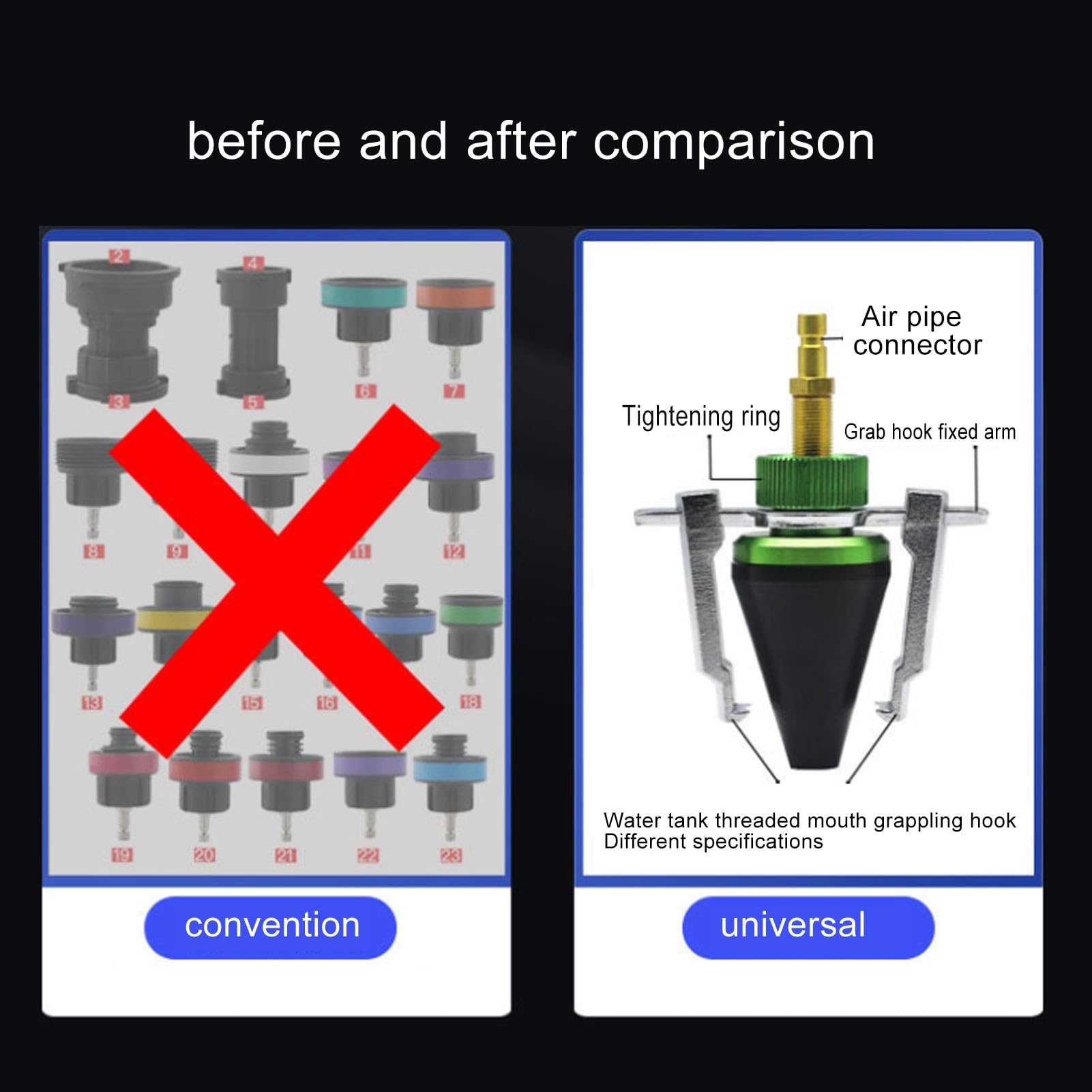 ZKTOOL Kit Riempimento Liquido Raffreddamento Sottovuoto | Strumento Ricarica Antigelo Auto | Generatore Vuoto EV15 - Foto 10