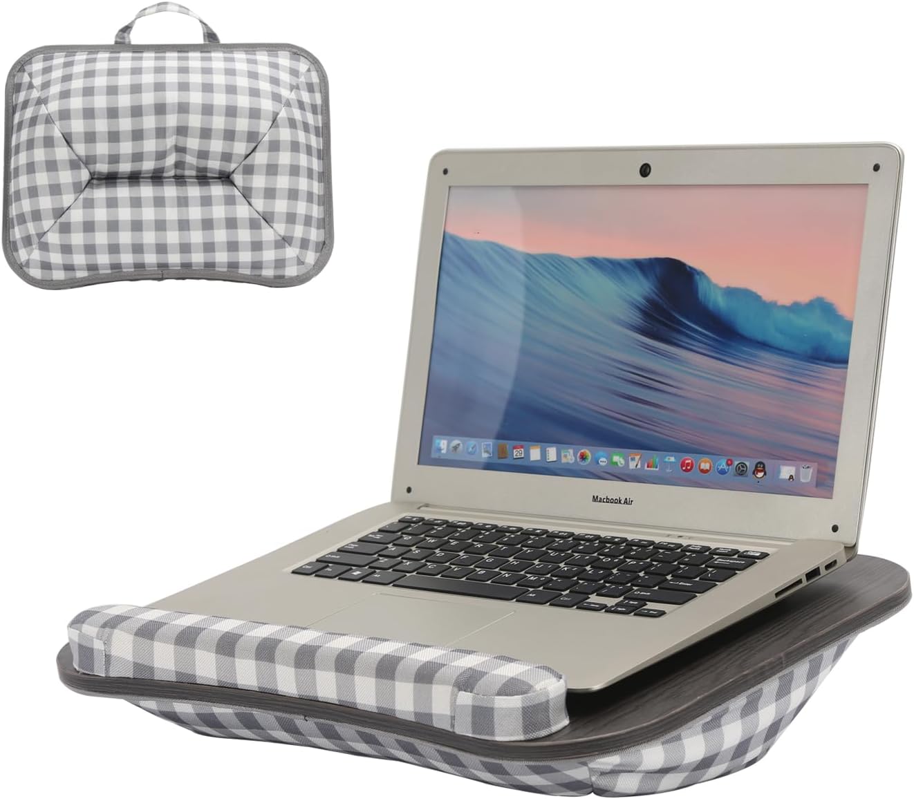 JOOLIO B&S Portable Lap Desk with Pillow Cushion, Fits up