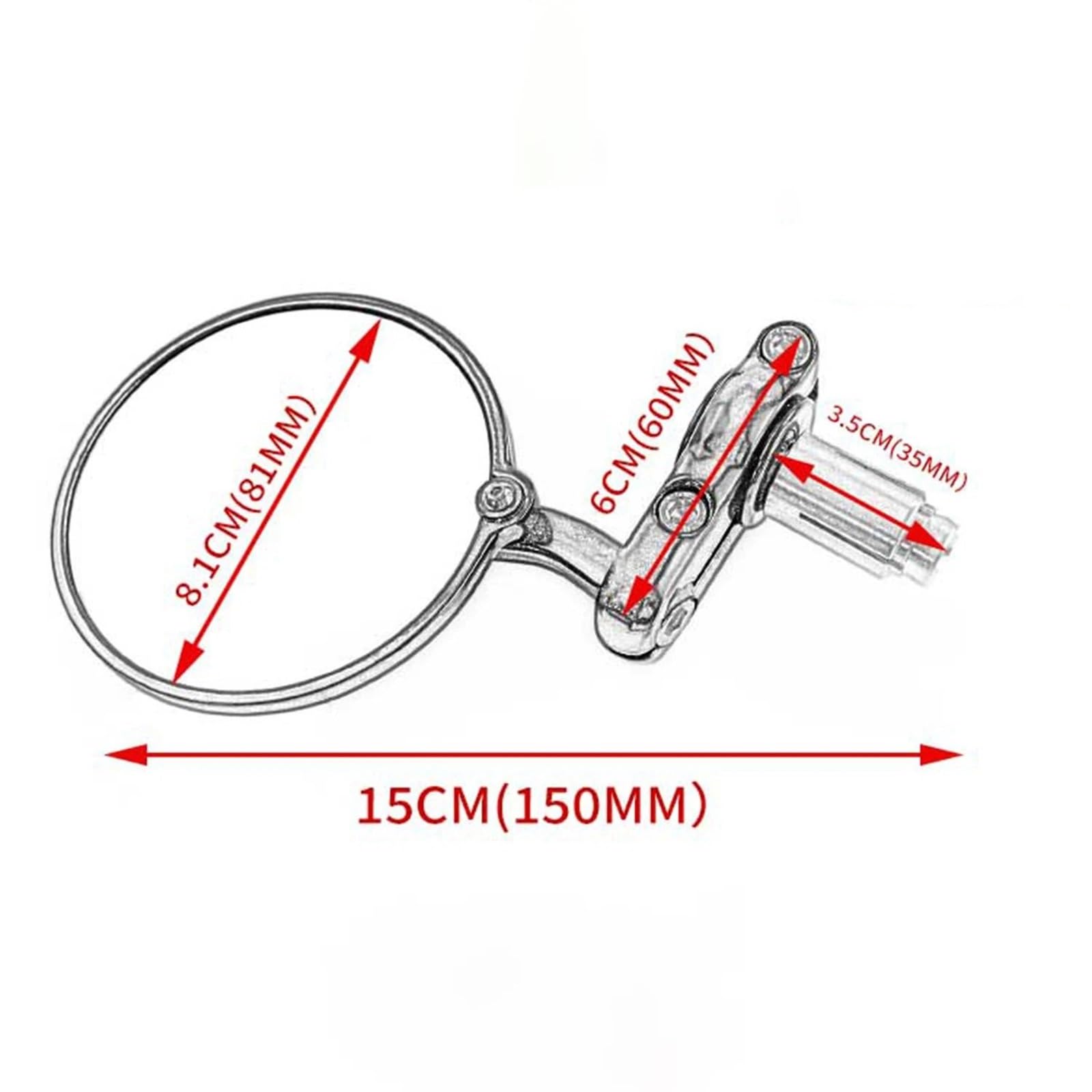 1 paio Per YZF R1 R3 R6 R7 R15 R25 MT07 MT09 FZ6 Moto 22mm Manubrio End Side Specchietto Retrovisore Specchietti Retrovisori