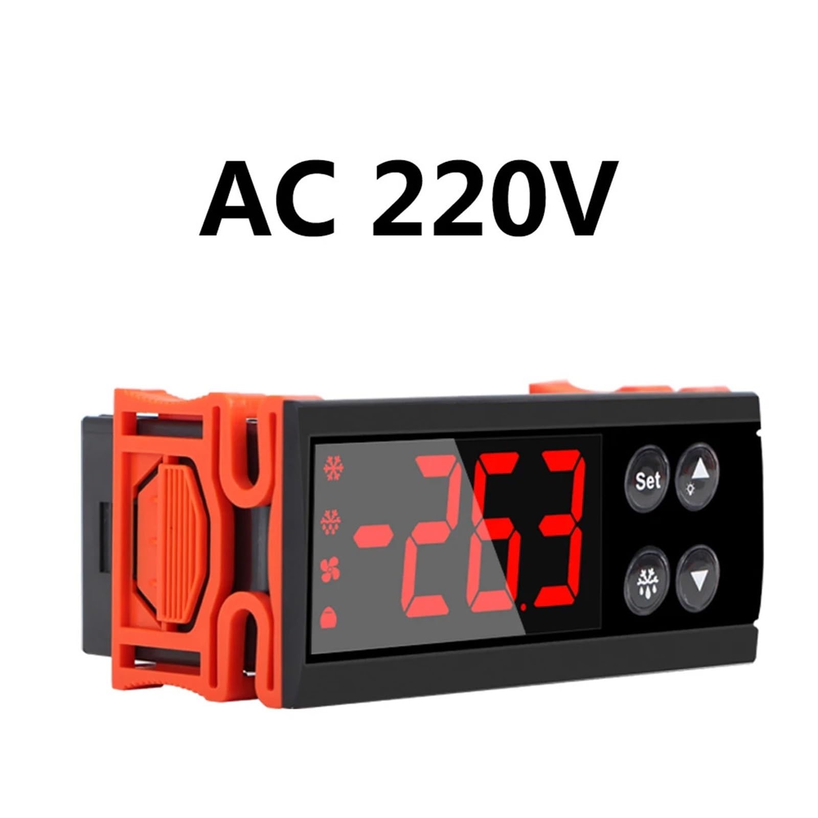 Contrôleur de température numérique ECS-961 110 V 220 V 12 V 24 V Thermostat thermorégulateur Aquarium incubateur Chauffe-Eau régulateur de température(AC 220V)