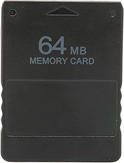 Game Memory Card 2 in 1 Game Console Memory Card Plug and Play Stable Memory Card for PS2 Game Console(64MB)