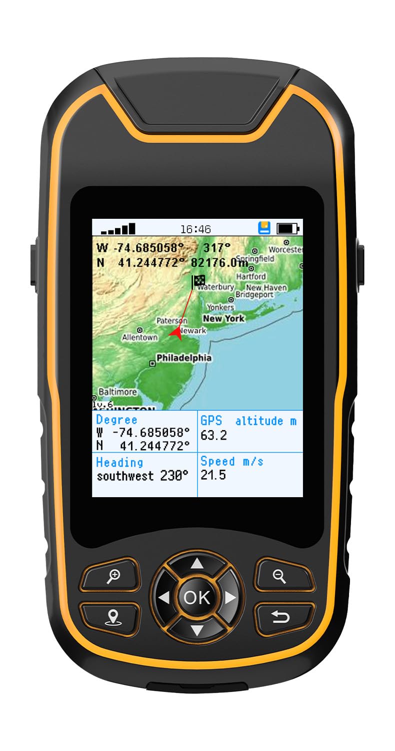 The Best Sports & Handheld GPS of 2026 You Can Buy Today Handheld GPS for Hiking, Rugged and Waterproof Handheld GPS Navigator, 3.2" Sunlight Readable Screen, Compact Satellite Handheld GPS with USA Topo Map, Multi-GNSS Support, Extra Battery Life