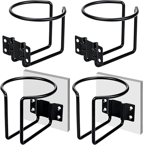 Miniatura 8 de Marinebaby 4 portavasos para barco, soportes universales de acero inoxidable, adecuados para barcos, camiones, caravanas, tractores, columpios de