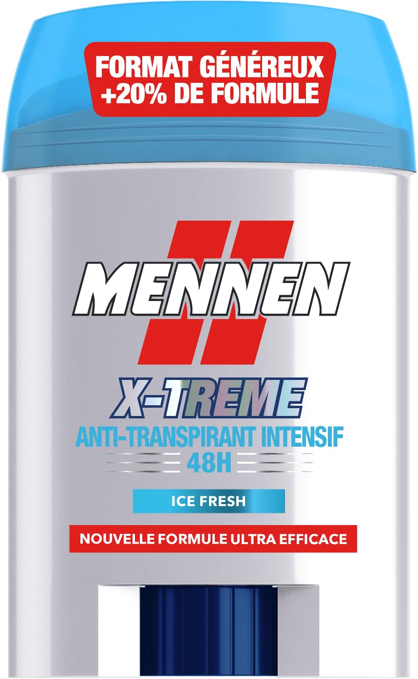 Mennen X-TREME Anti traspirante uomo 48H stick largo senza alcool