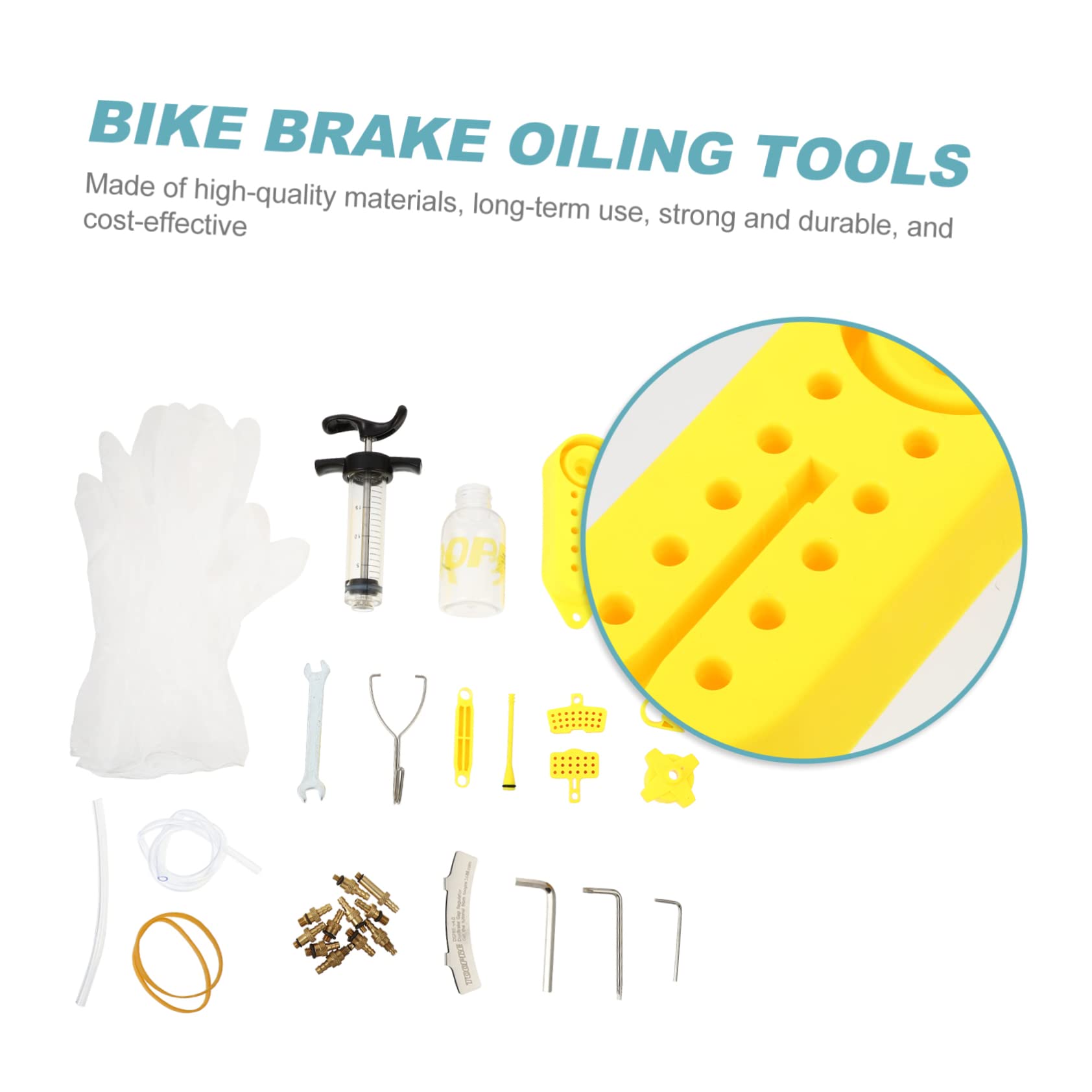 SUPVOX Kit Spurgo Olio Minerale Freni Disco Bici Mountain Bike