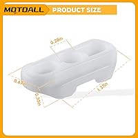 Vista 3 de MOTOALL Clips guía de regulador de ventana para Roadmaster Impala Caprice Fleetwood Delta 10 Pcs