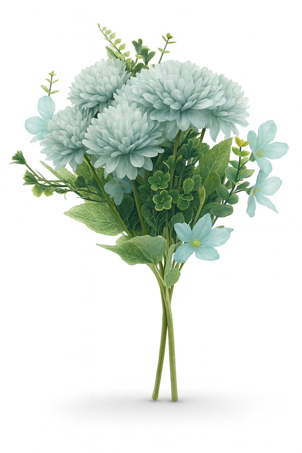 Ramo de Flores Artificiales Decoracion Jarrones | Plantas Artificiales Decorativas | Flores Artificiales Realistas Ramos de Flores Decoración Hogar 33 cm | Centro de Mesa Decorativo Home Decoration