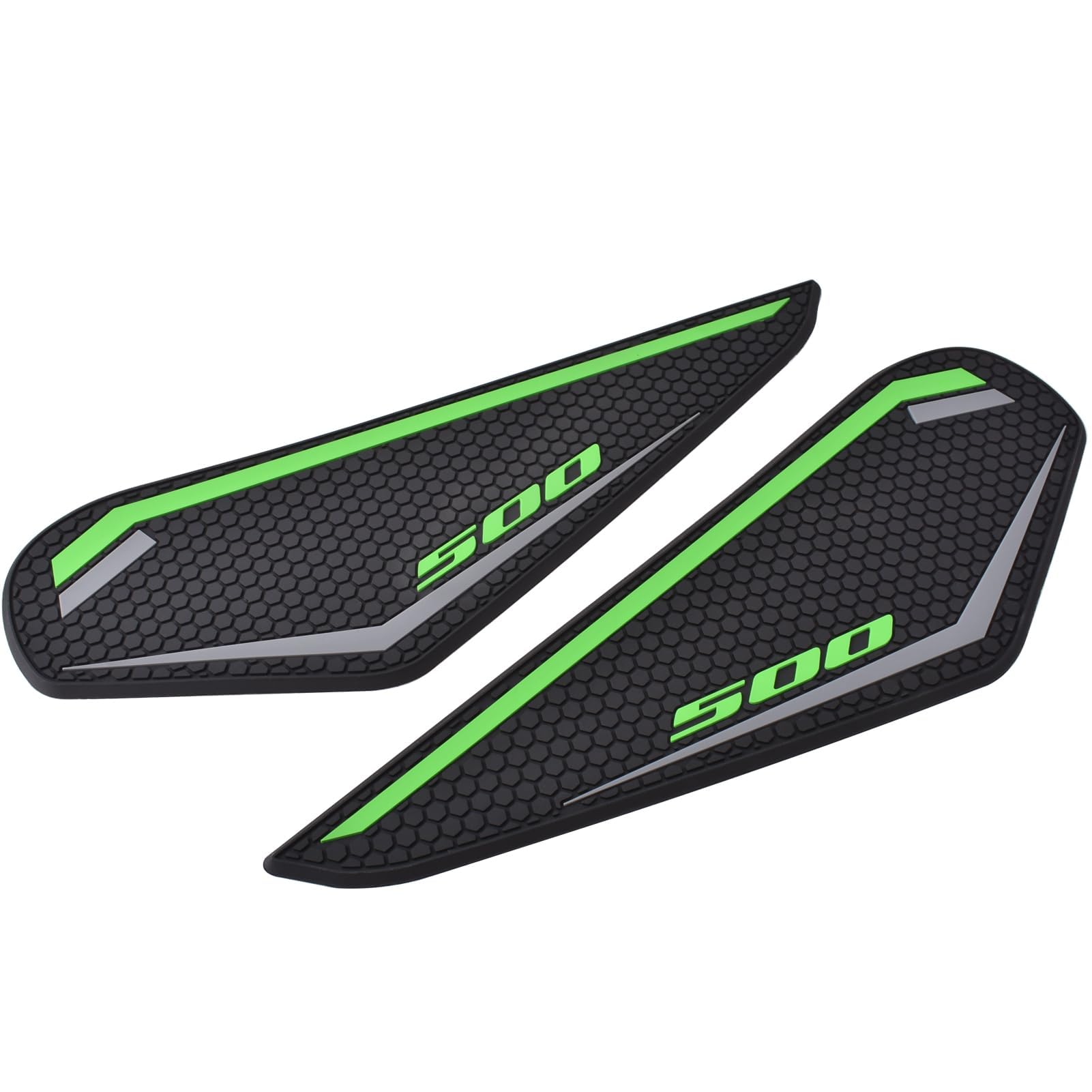 Accessori per moto Protezione laterale antiscivolo per serbatoio carburante per NINJA 500 SE NINJA500 Z500 2024 2025 Protezione serbatoio in gomma impermeabile (Verde chiaro)