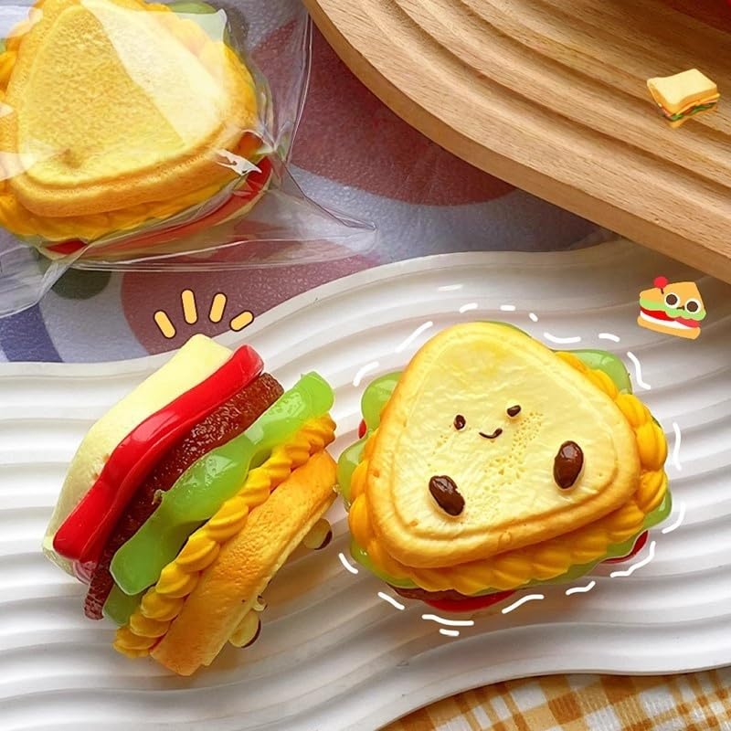 スクイーズ　サニーズキッチン　サンドイッチ　ウィート Amazon | スクイーズ サンドイッチ 2/3個入 水感スクイーズ 伸縮性の