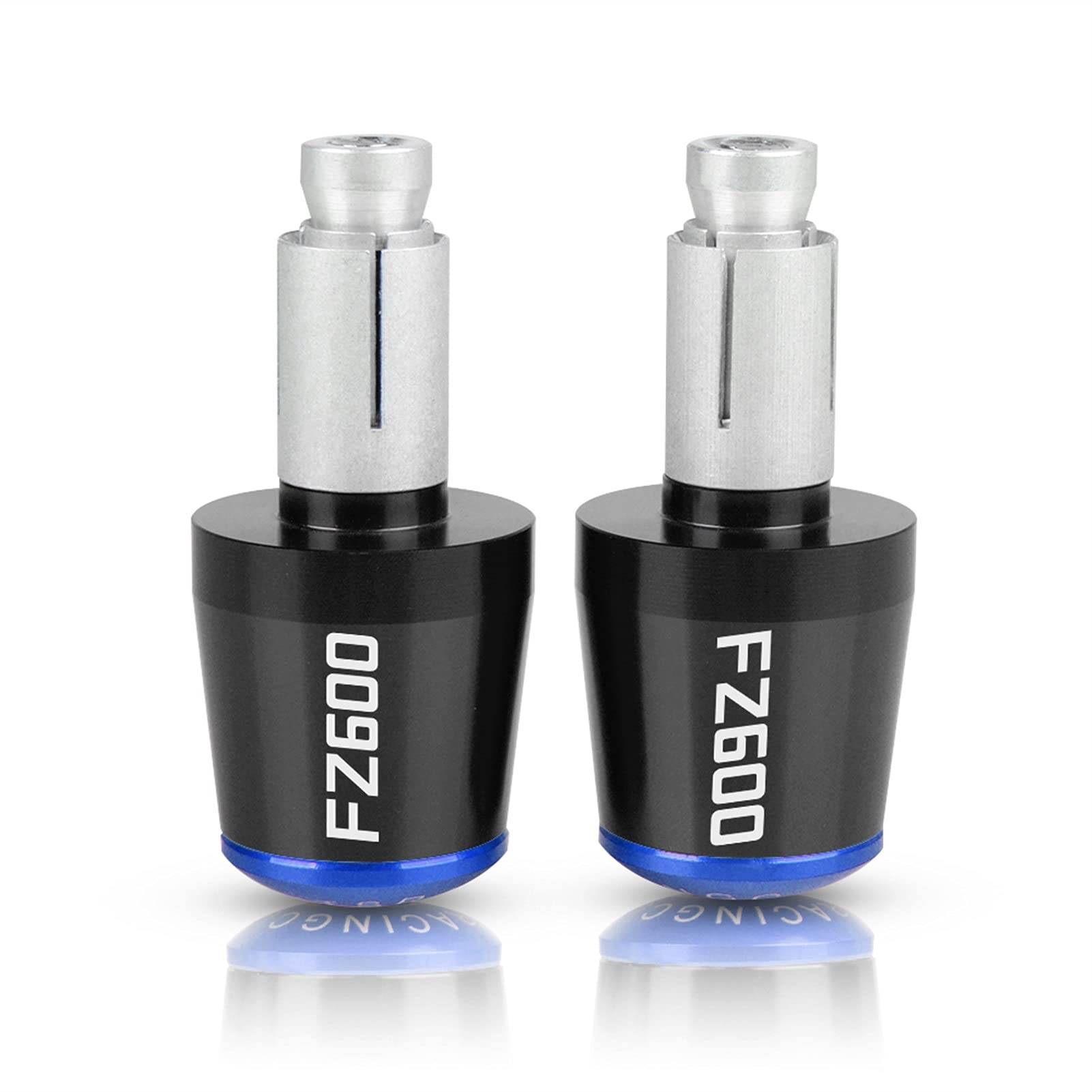 Contrapesos Manillar Moto Azul para Yamaha FZ600 1987-1989