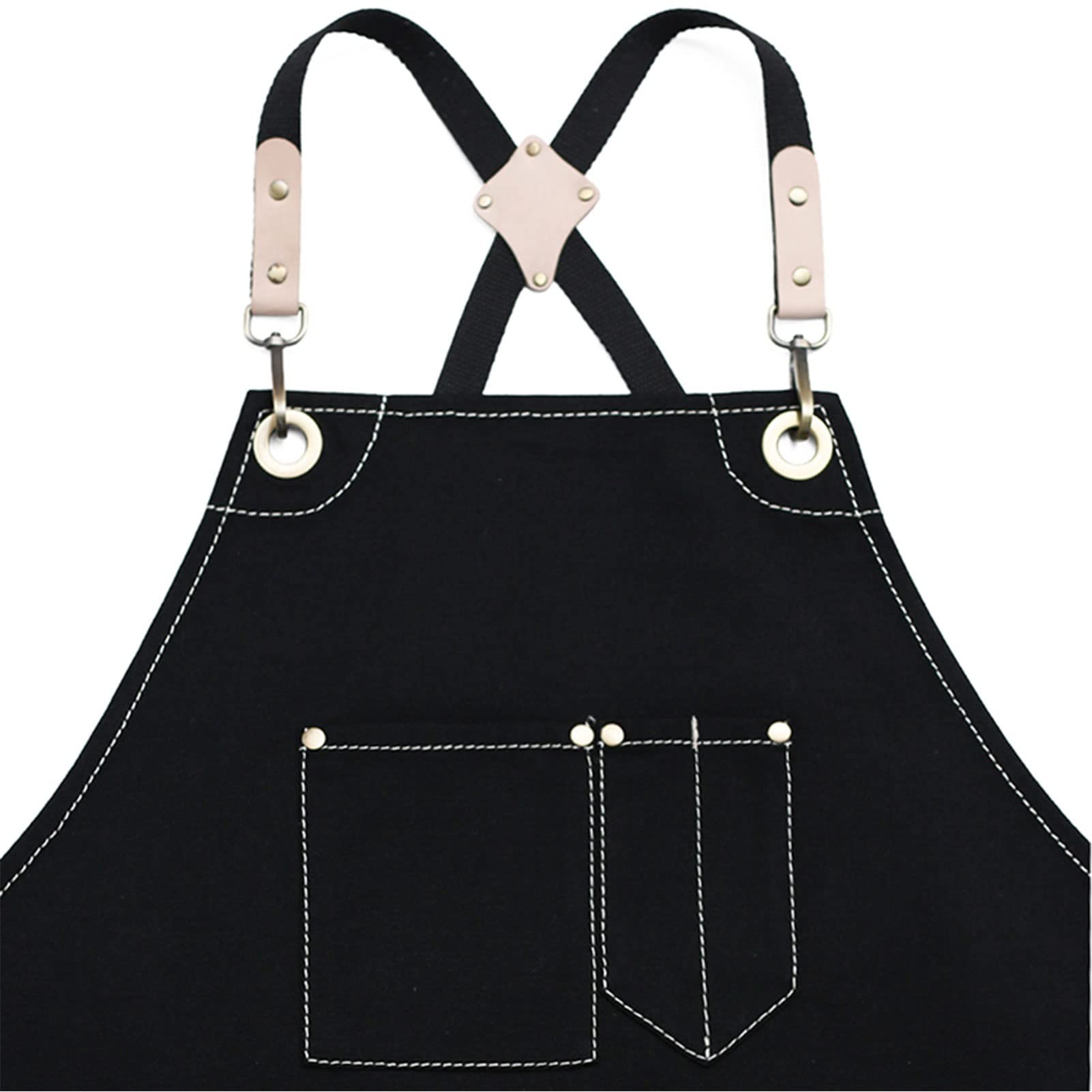 fayengan Grembiule da Lavoro per Carpentieri, in Tela Cerata, Unisex, Resistente, Impermeabile, Adatto per Cucina, Giardino, Ceramica, Artigianato, Garage (Color : Yellow, Size : XL)