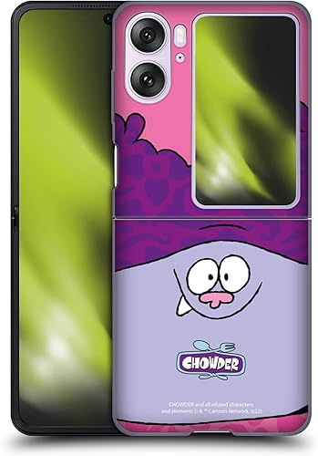 Head Case Designs Officially Licensed Chowder Animated Series Full Face Graphics Hard Back Case Compatible with Oppo Find N2 Flip