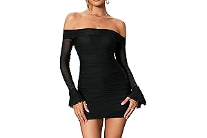 Women's Off Shoulder Bodycon Mini Dress, Your Party-Ready Statement Piece