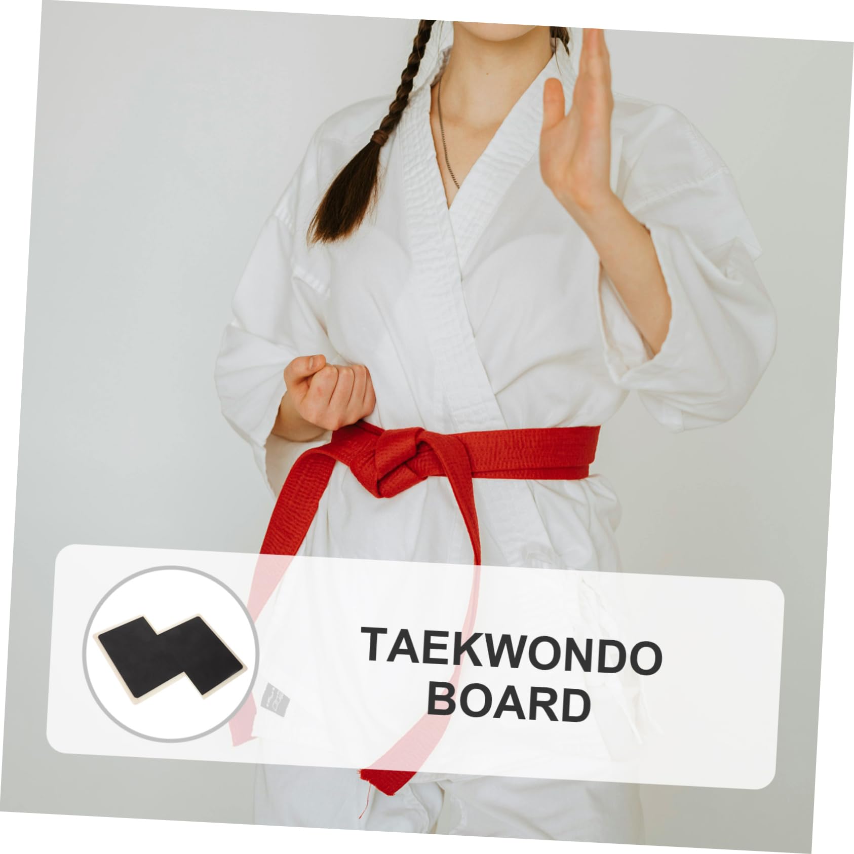 Abaodam Professional Taekwondo Breaking Board Convenient Reusable Punching Board for Beginners Durable Material for Karate Practice Weight Capacity Thick