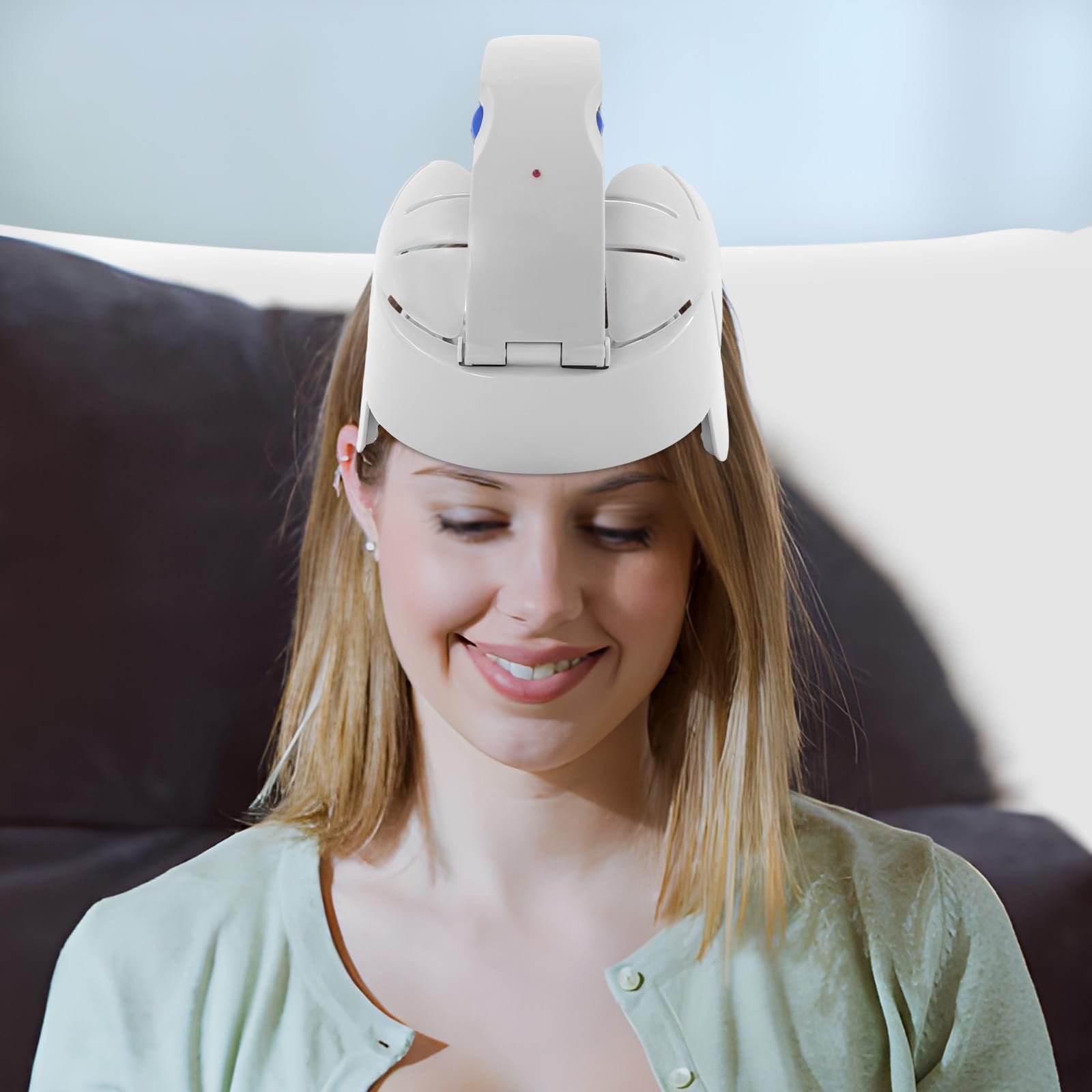 Elektrisches Kopfmassagegerät USB Massagehelm 3 Stufen