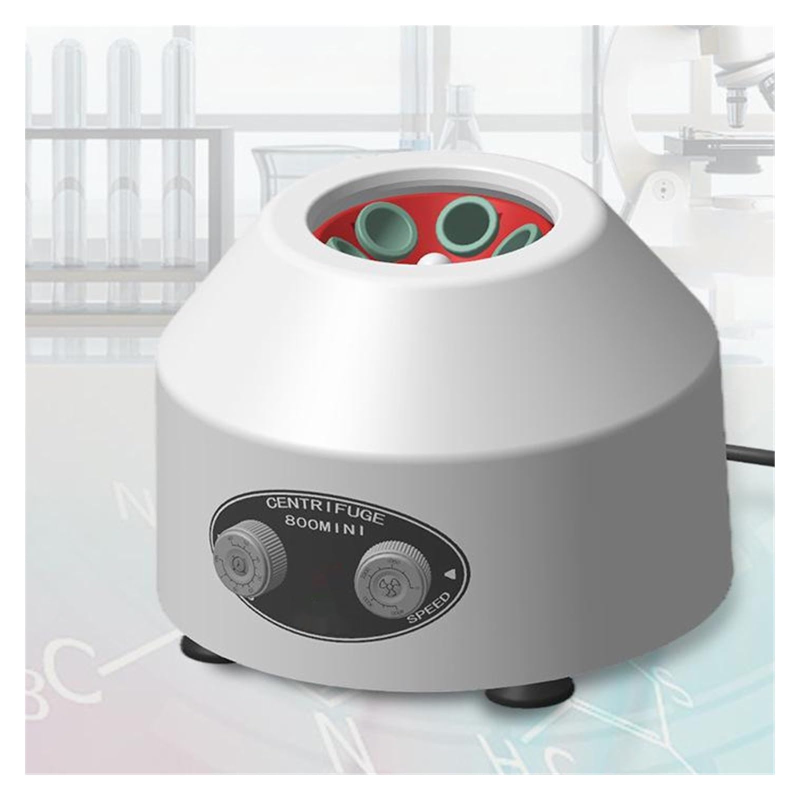 Centrifuge Machine, 800MINI Electric Blood Centrifuge PRP Plasma Low-Speed Centrifuge Machine Laboratory 15ML*6 Centrifuge Tube 4000rpm