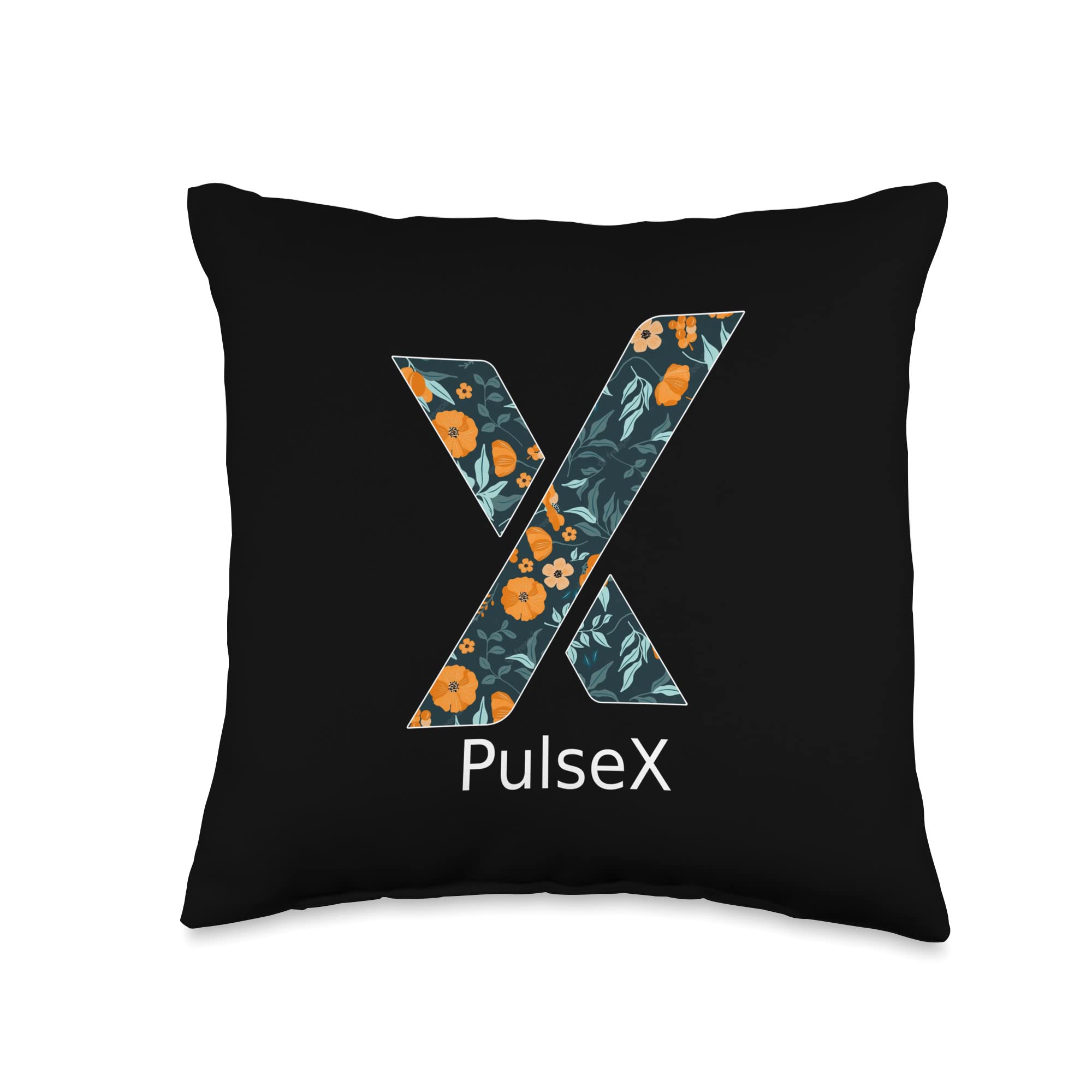 Amazon.com: PulseChain PulseX PLSX Cryptocurrency Crypto HEX Floral Throw  Pillow : Home & Kitchen