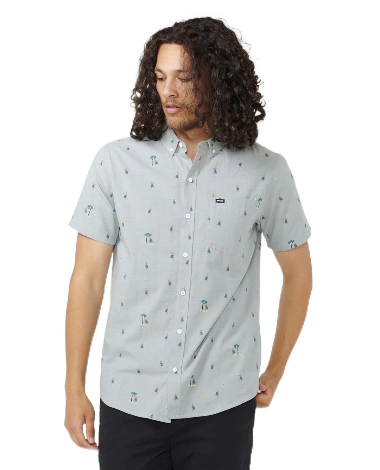 Rip Curl Men's Hula Short Sleeve Woven Shirt