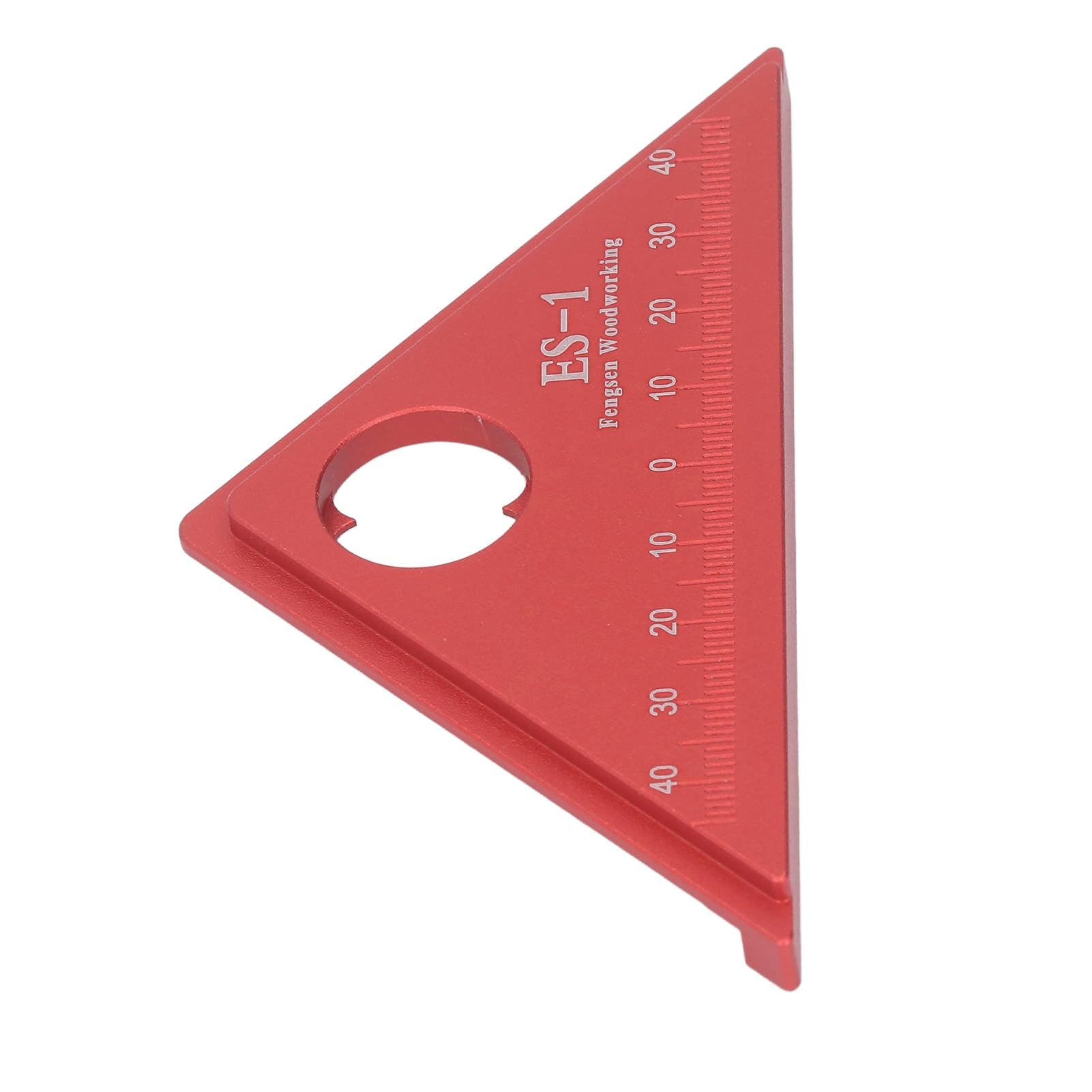 Aluminum Alloy Triangle Ruler – Precision Woodworking Square For Height & Angle Measuring - View #2