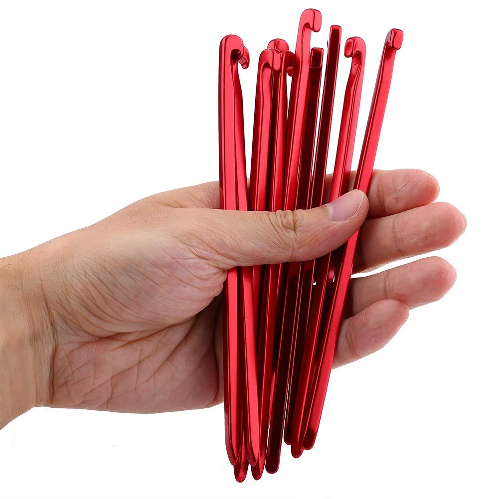 20 Picchetti Per Tenda In Lega Alluminio 18 Cm - Leggeri, Robusti