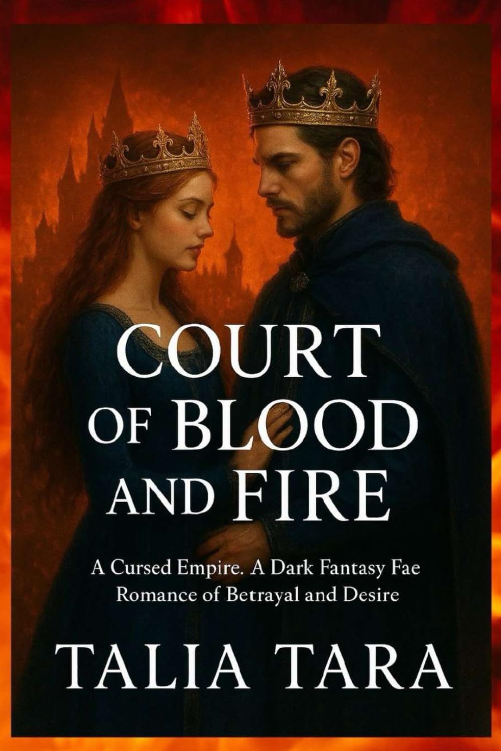 COURT OF BLOOD AND FIRE: A Dark Fantasy Fae Romance of Betrayal and Desire (Book 2 of the Cursed Empire Trilogy)