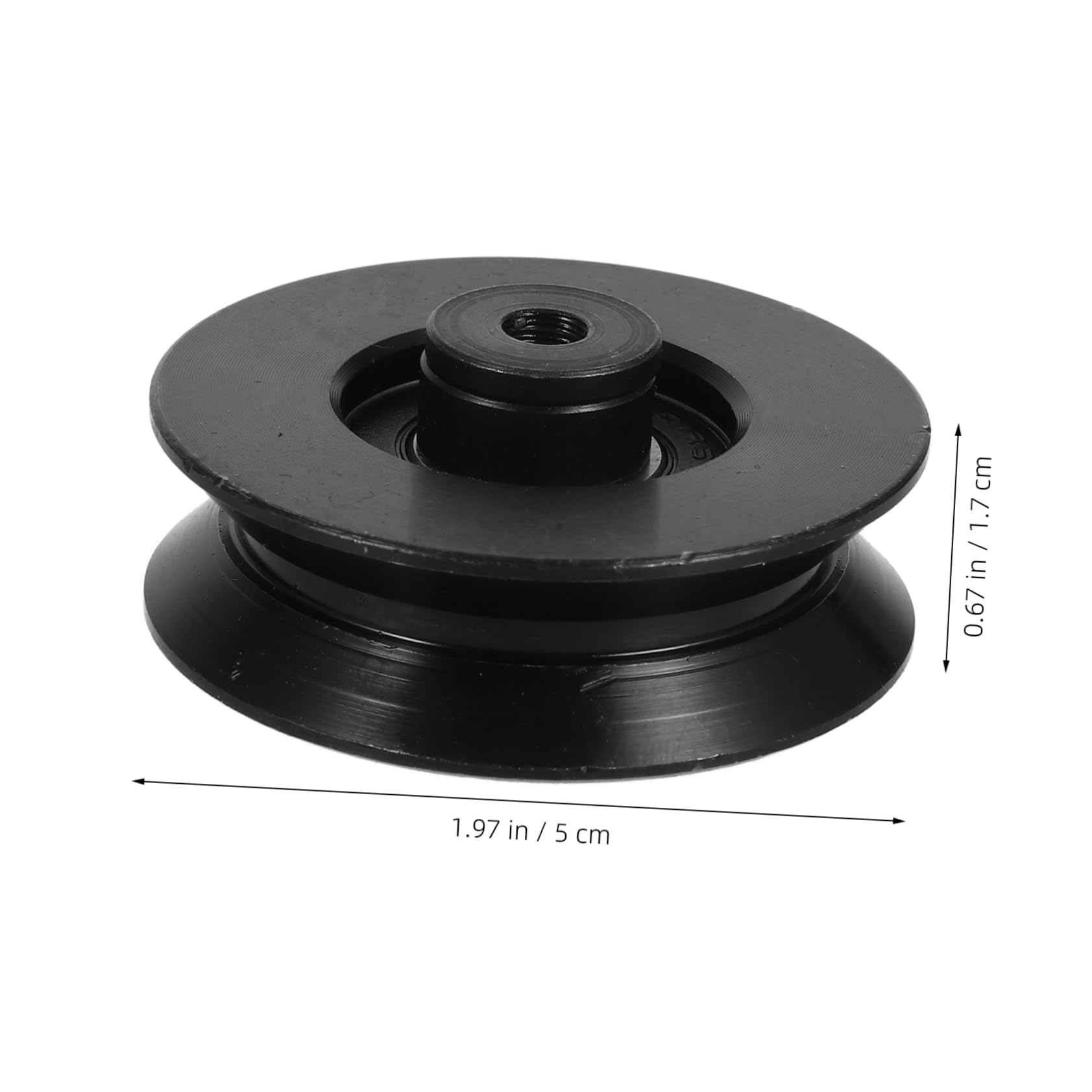 KICHOUSE Machine Tool Guide Pulley v for Hardware Track Wheel Pulley Roller Steel Material Longevity and Durability