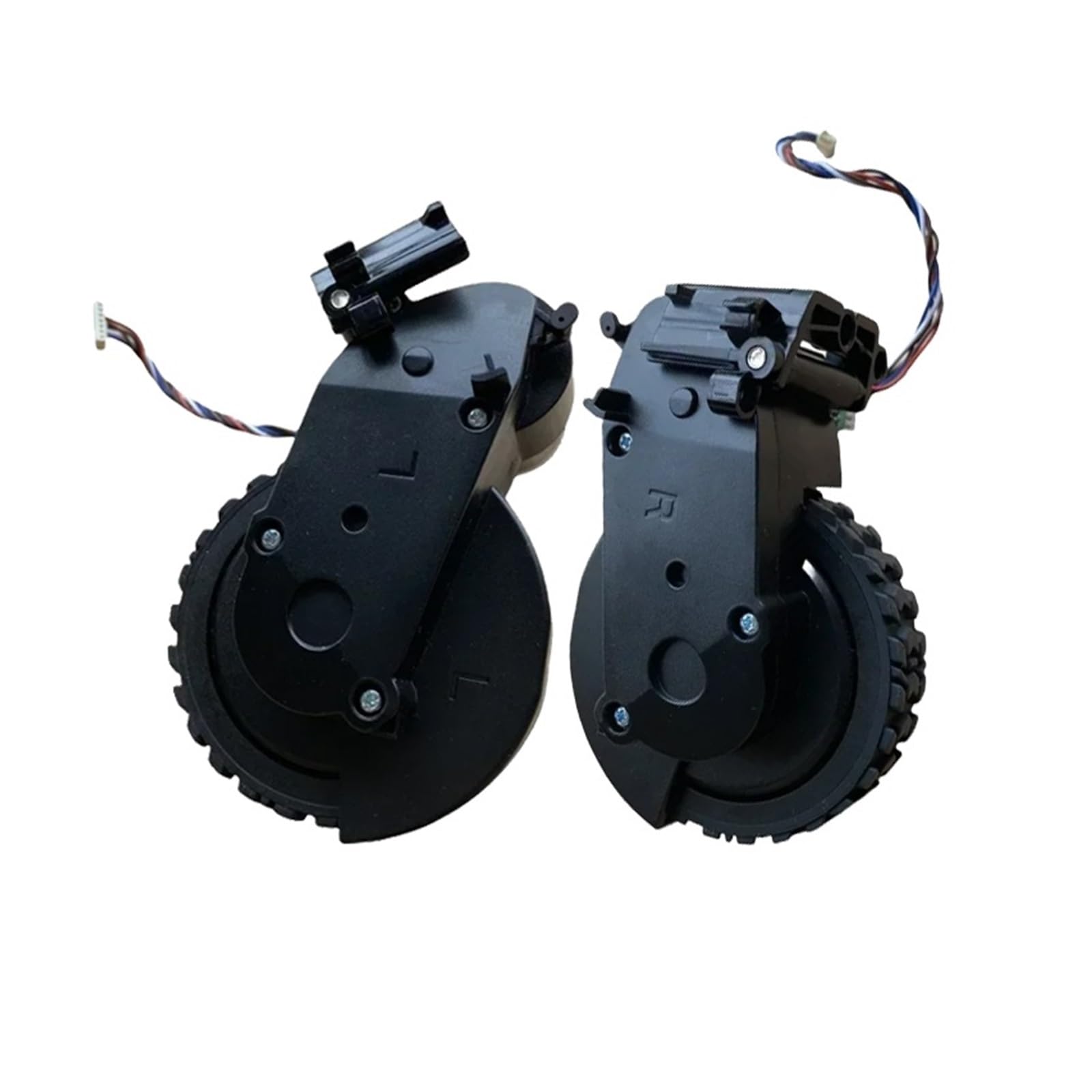 QJBDJSQP Robot Vacuum Cleaner Wheel Motor ，Compatible For Tefal， X-plorer Serie 75 S Robot Vacuum Cleaner Parts Wheel Motor Accessories(L+R)