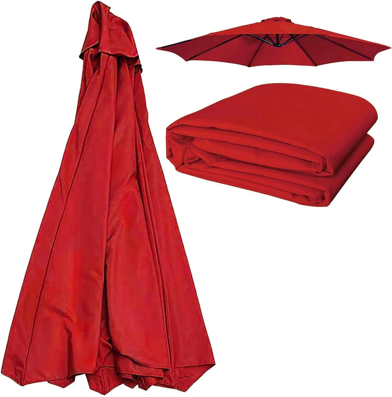 Toldo superior de paraguas de repuesto impermeable y con 95% protección UV